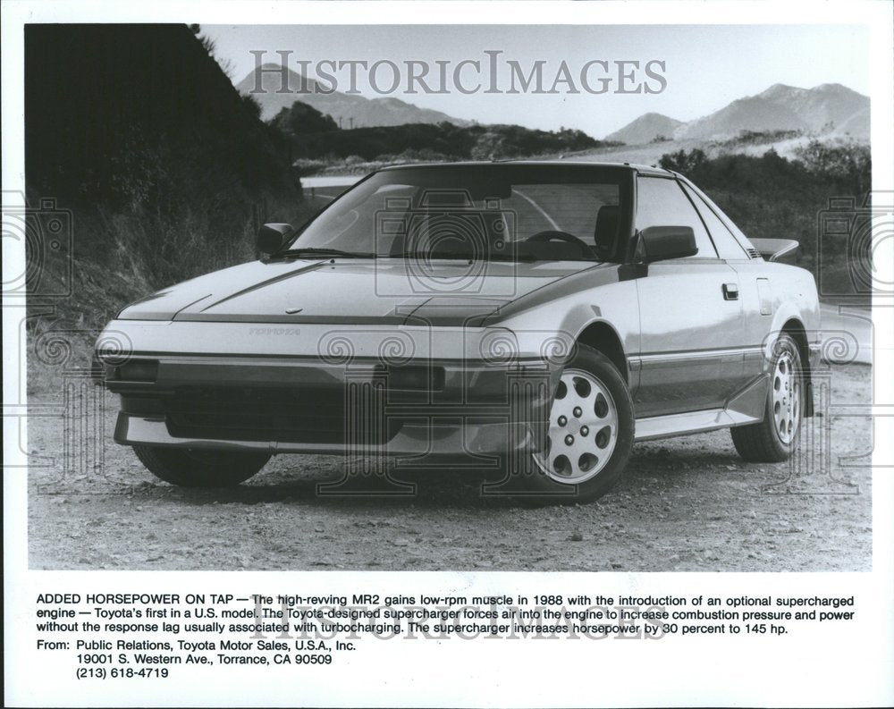 1988, Horsepower Toyota US Model Muscle RPM - RRV54065 - Historic Images