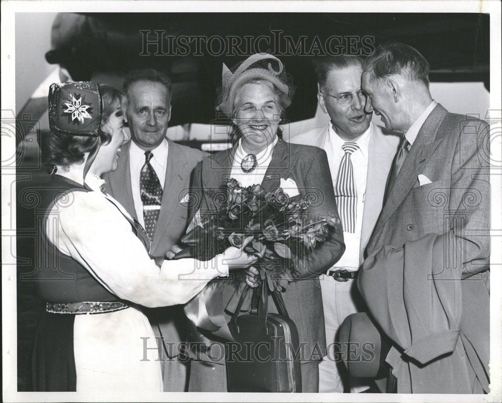 1962 Press Photo Inger Bjorvik Oscar Fredrick Torp Look - RRV54089 - Historic Images