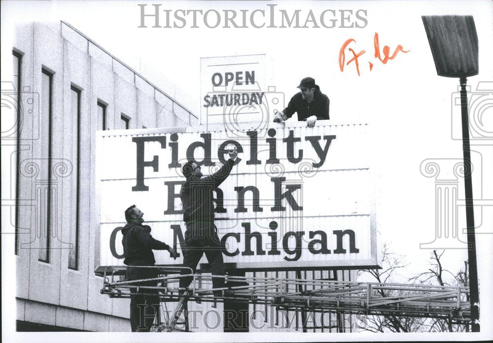 1971 Fidelity Bank Michigan Ed Paul John - Historic Images