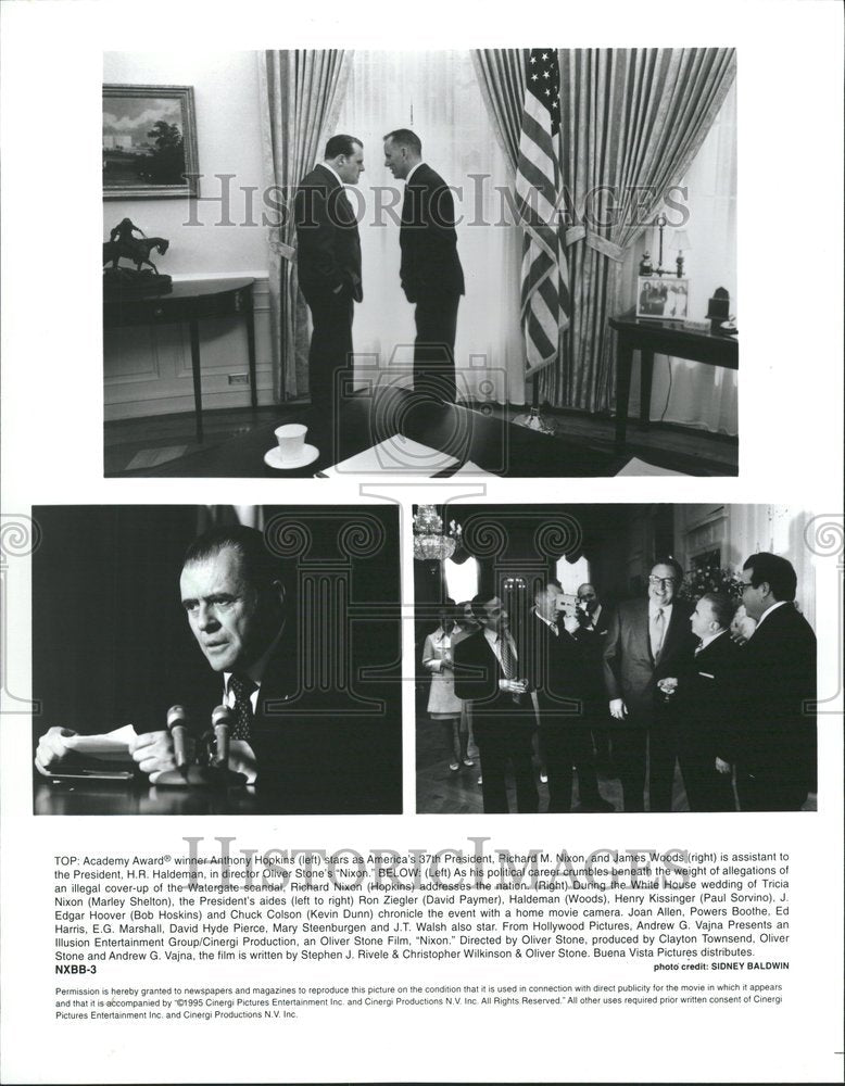 1995 Hopkins & Woods Star In Nixon - Historic Images