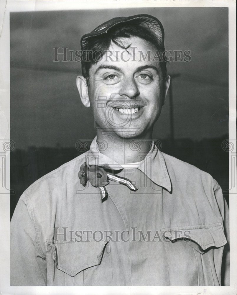 1949 Press Photo Jim Russell Northwestern track coach - RRV55199 - Historic Images