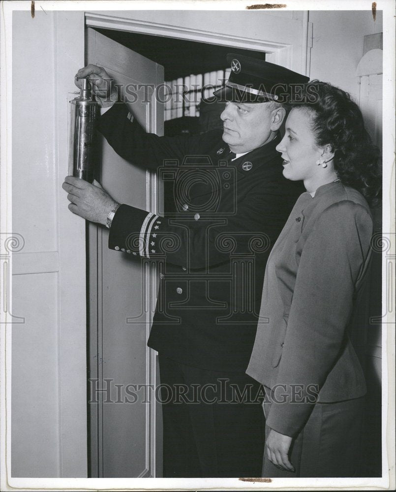 1947, Fire Extinguisher Edward W. Hall - RRV55631 - Historic Images