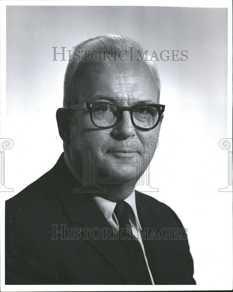 1969 Press Photo Kurtz Myers, Detroit Public Library - RRV55977 - Historic Images