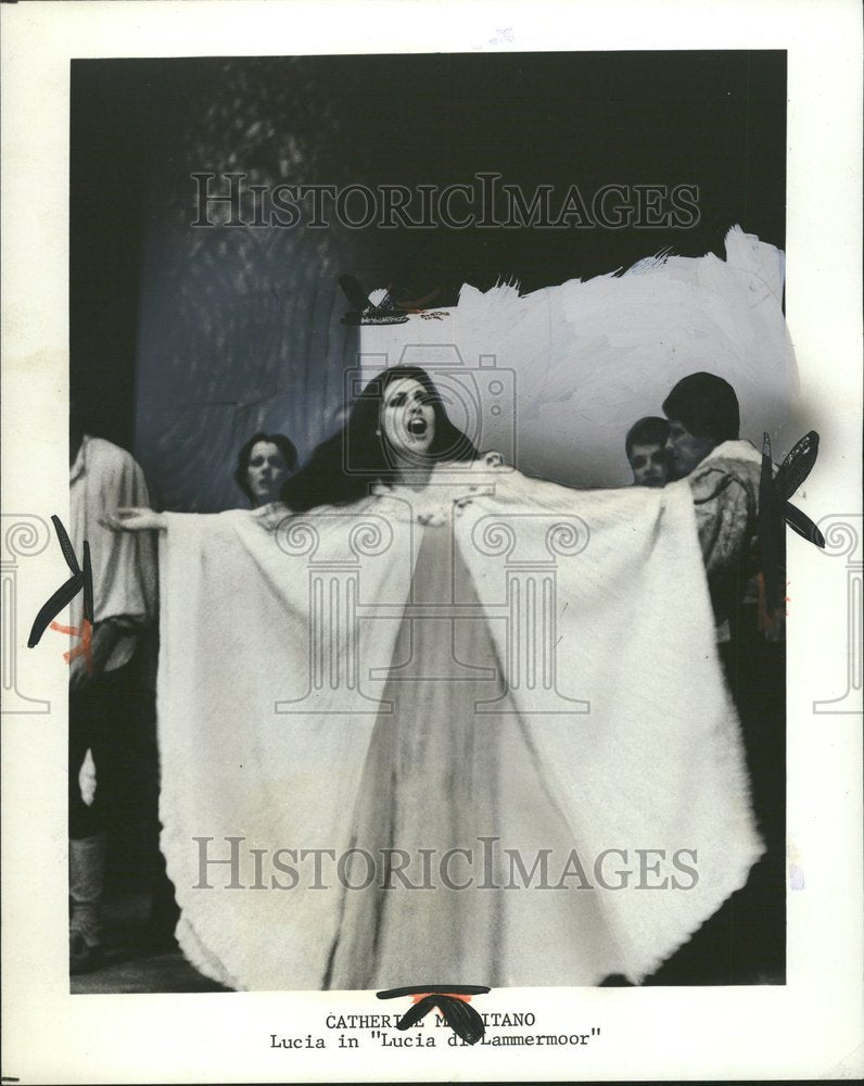 1976 Press Photo Catheirne Maffiltano Singer - RRV56039 - Historic Images