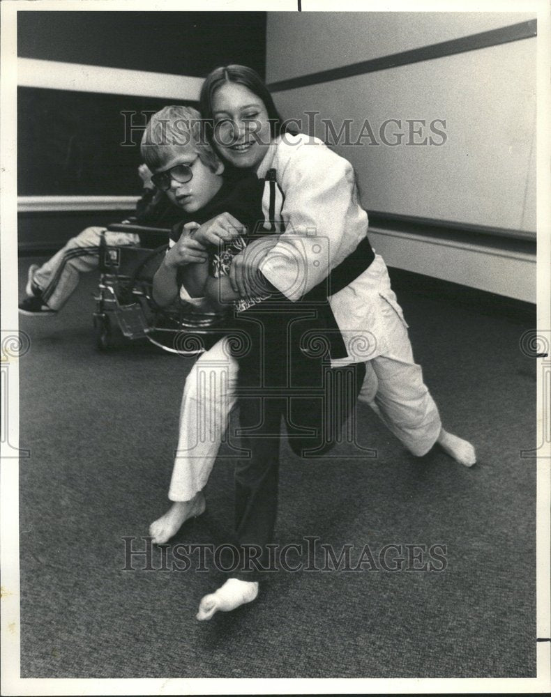 1984 Judo Instructor Debbie Peterson Glen - Historic Images