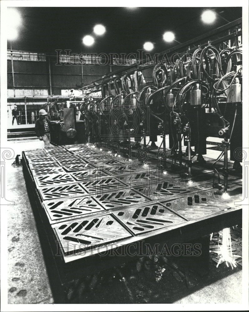 1979 Press Photo Joseph T Ryerson &amp; Son Assembly Line - Historic Images