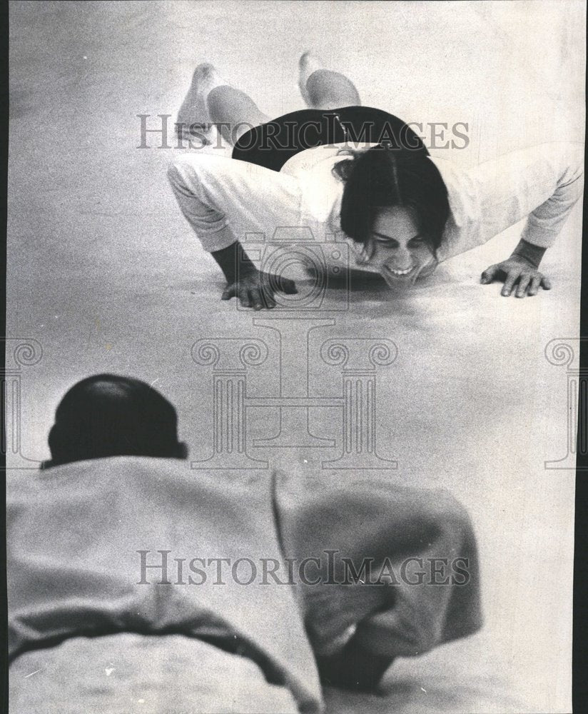 1970 Teacher Bill Haller  Marsh Push Ups-Historic Images