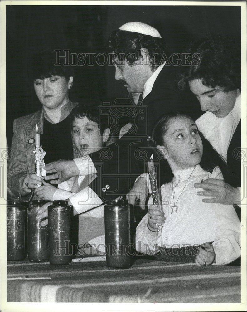 1984 Press Photo 41 commerorationWarsaw Ghetto Uprising - Historic Images