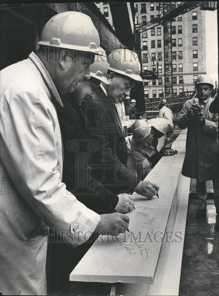 1967 Robert Slater President John Daley - Historic Images