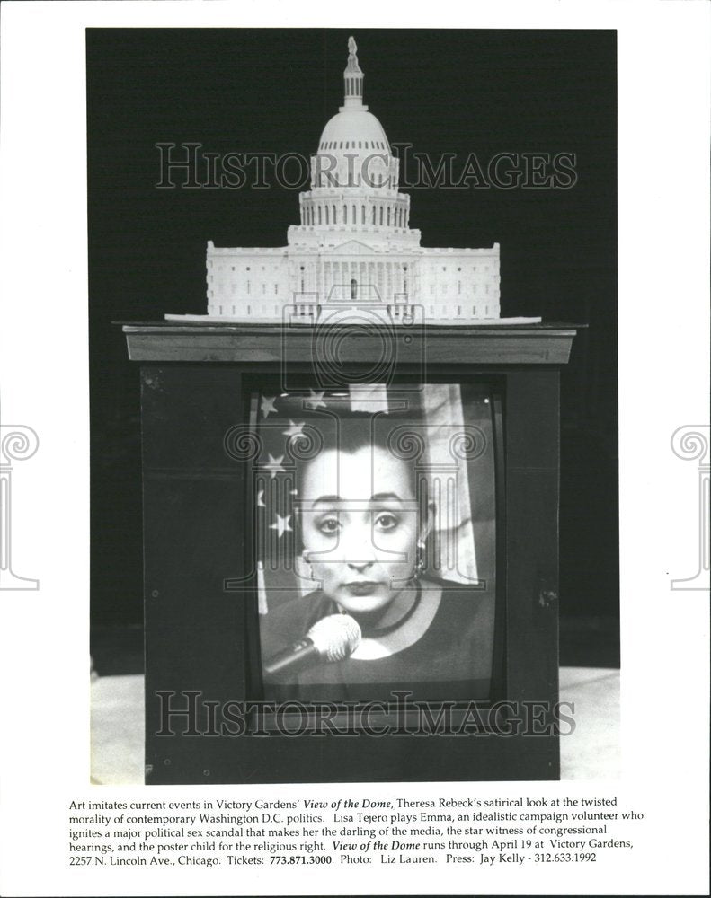press photo View of the Dome Theresa Rebeck - RRV56369 - Historic Images