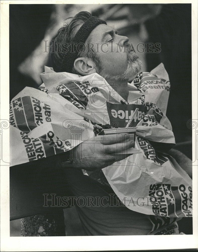 1985 Press Photo Patrick Roche Chicago America Marathon - RRV56575 - Historic Images