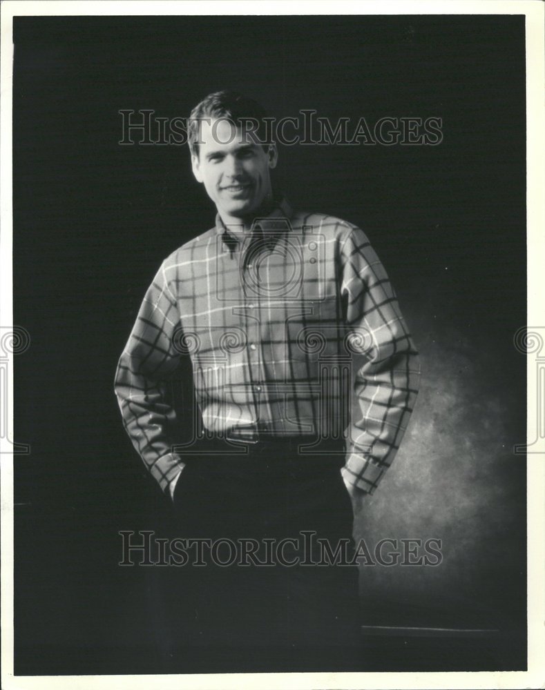 1987, Mens Fashion Wool Shirt Pendleton - RRV56687 - Historic Images