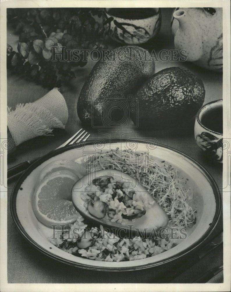 1981 Vegetarian Salad With Avocados - Historic Images