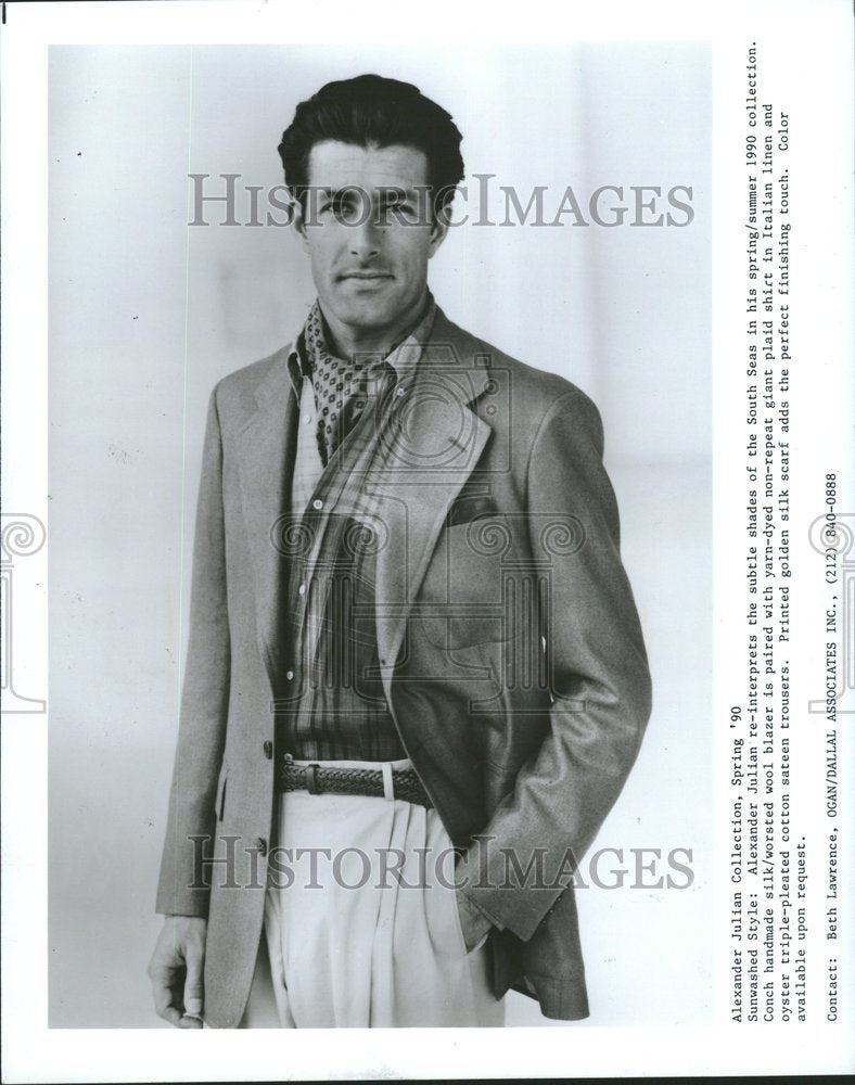 1990 Press Photo Men&#39;s Fashion - RRV57009 - Historic Images