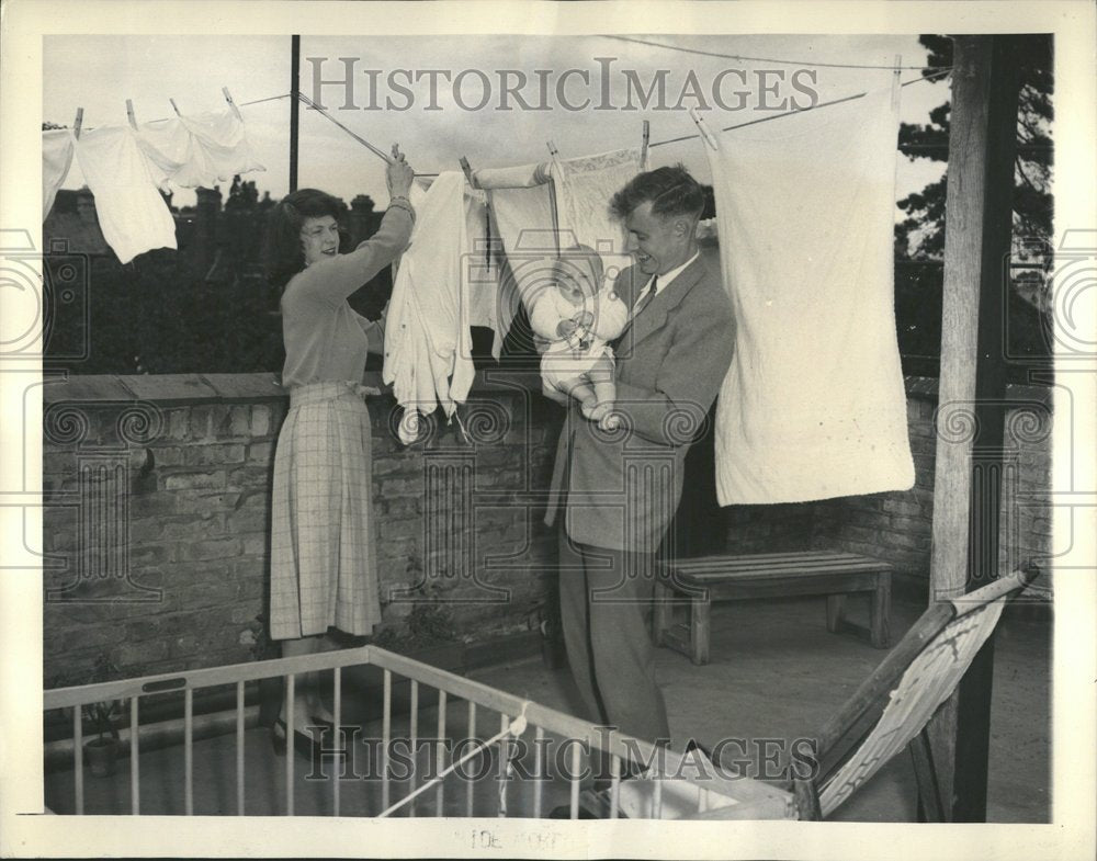 1948 Press Photo Gilbert Haight Jennifier Haight Oxford - RRV57385 - Historic Images