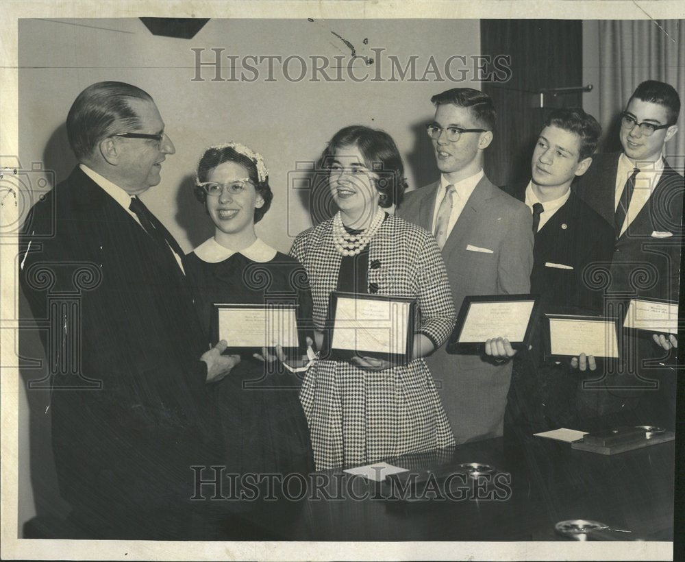 1961 Press Photo Charles Kellsradt Sears-Roebuck Merit - RRV57391 - Historic Images