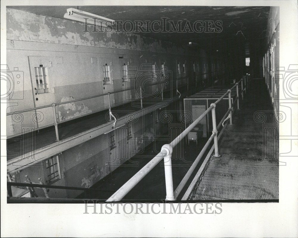 1977 Interior view of Joilet Correction Ctr-Historic Images