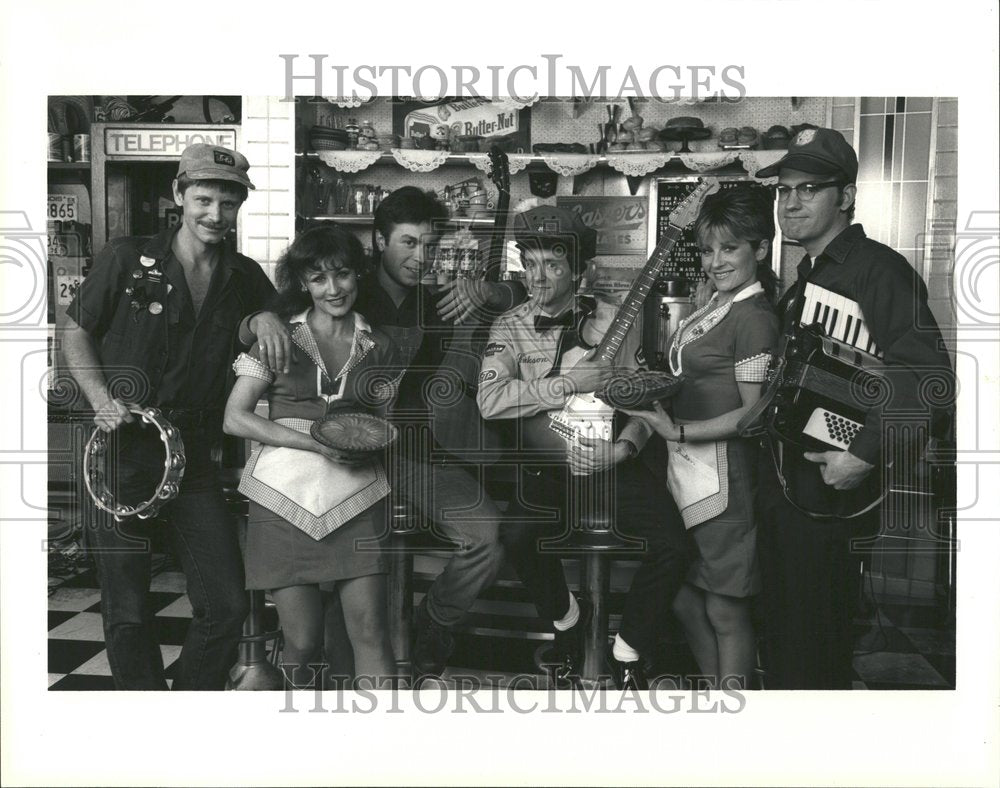 1985, High Octane cast Pump Boys &amp; Dinettes - RRV57577 - Historic Images