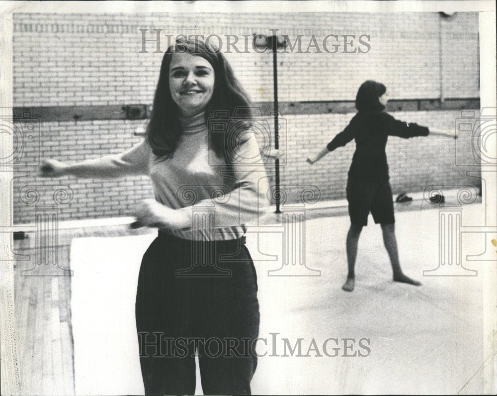 1970 Press Photo Judos Self Defense Exercise Fitness - Historic Images