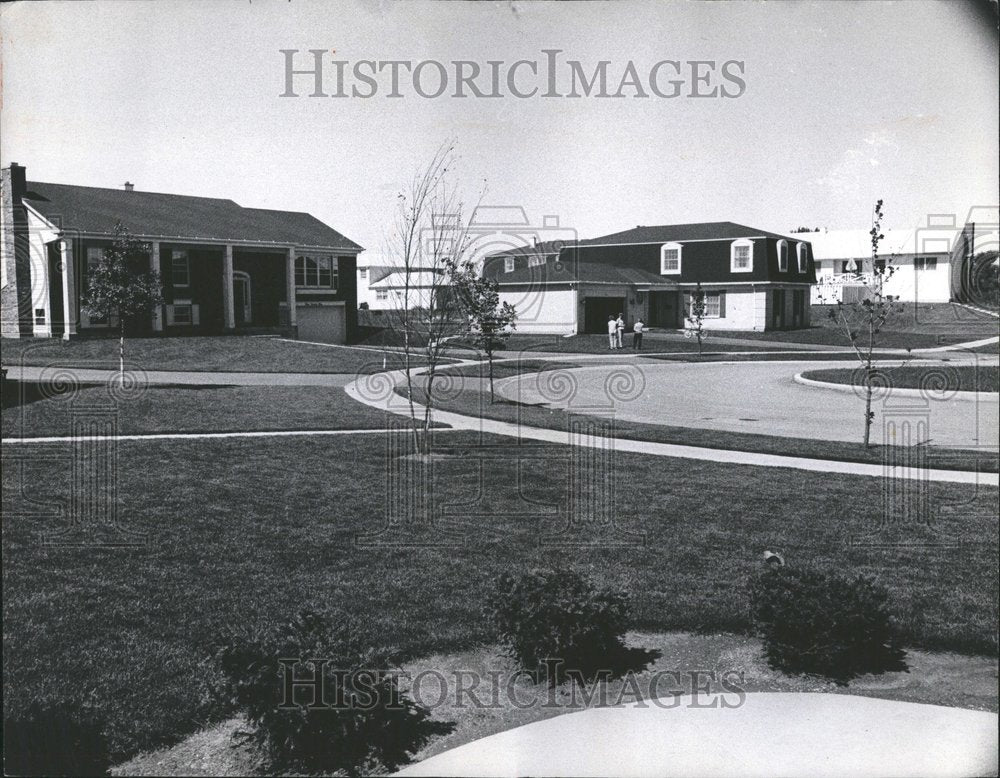 1969 Press Photo Winston Development Corp Builds Houses - RRV57715 - Historic Images