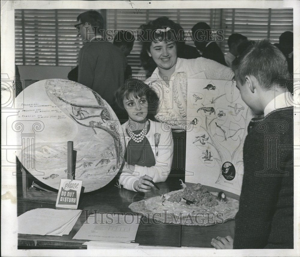 1962 Harrison Tech HS Science Fair Display - Historic Images