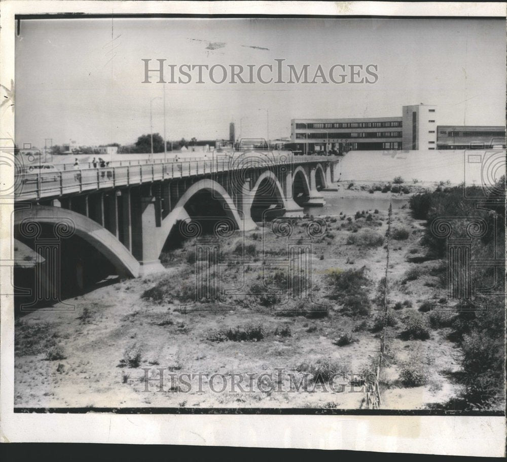 1953 Press Photo Drought West Texas Rio Grande River - Historic Images