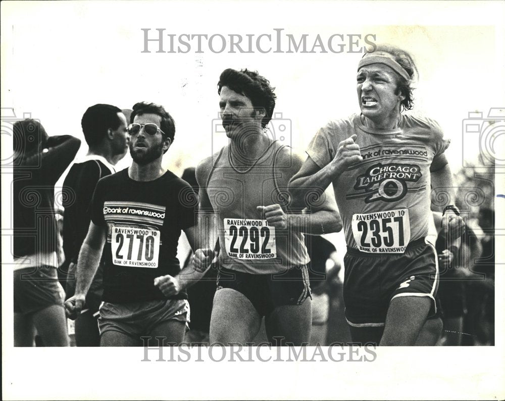 1980 Press Photo 10 Mile Race Lakefront Runners - RRV58041 - Historic Images