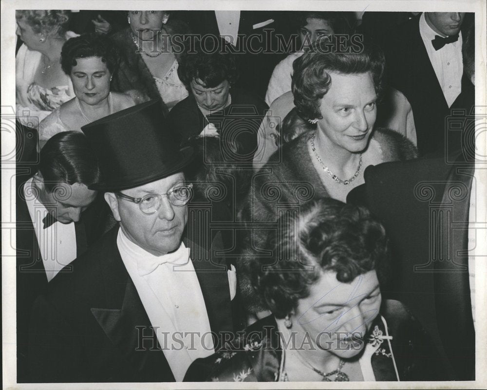 1961 Mrs. Miles O&#39;Brien Detroit Socialites-Historic Images