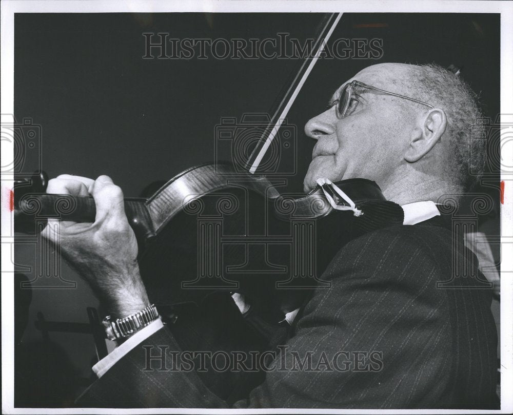 1955 Press Photo Daniel Vance Violinist - Historic Images