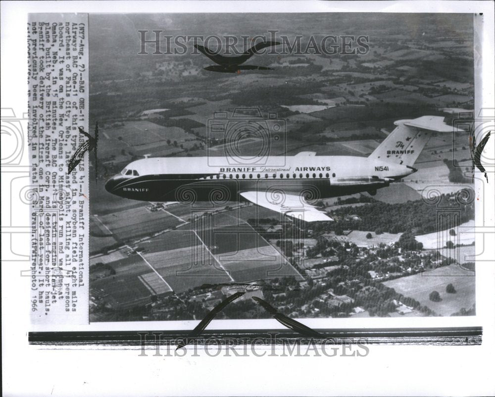 1966 BAC-11 Plane Crashes Killing 41 People - Historic Images