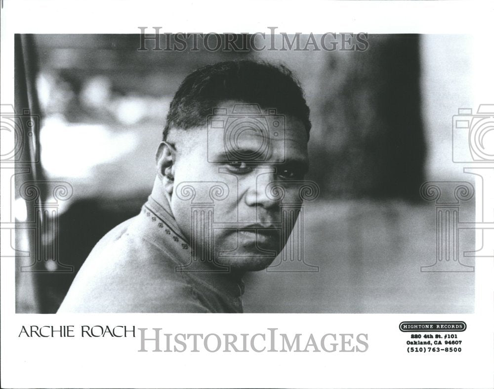 1993 Archie Roach Singer Songwriter Guitar - Historic Images