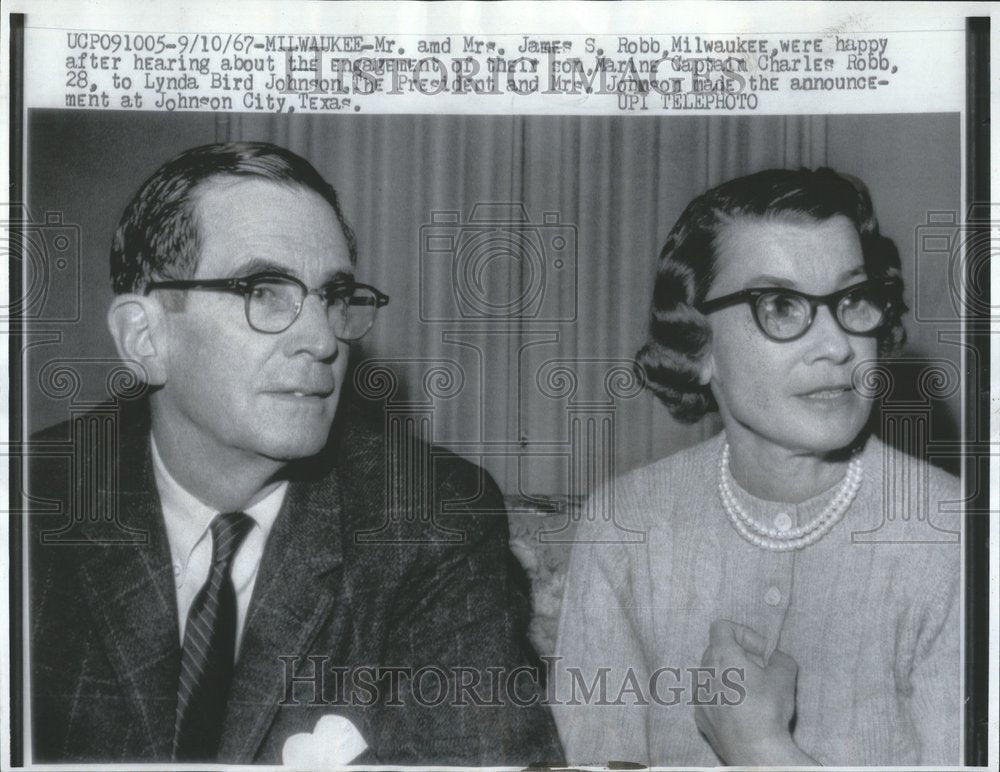 1967 Mr Mrs James Robb Charles Milwaukee - Historic Images