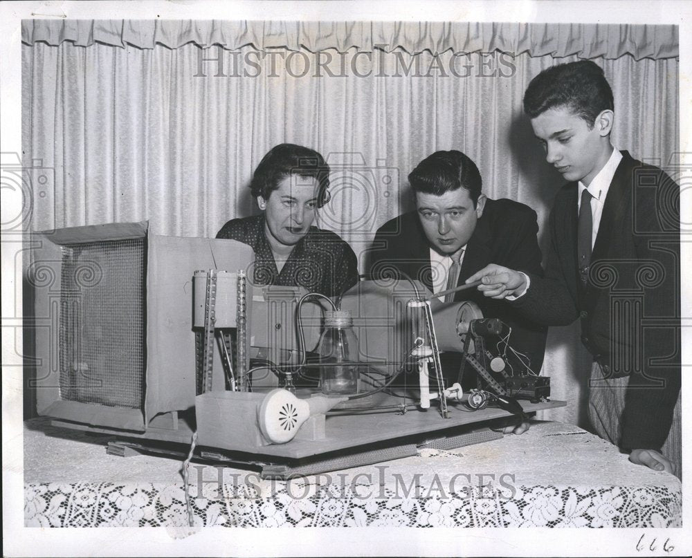 1959 Student Science Fair Wind Tunnel - Historic Images