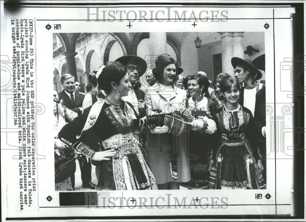 1966 Press Photo Lynda Bird Johnson Charles Robb Family - RRV58777 - Historic Images