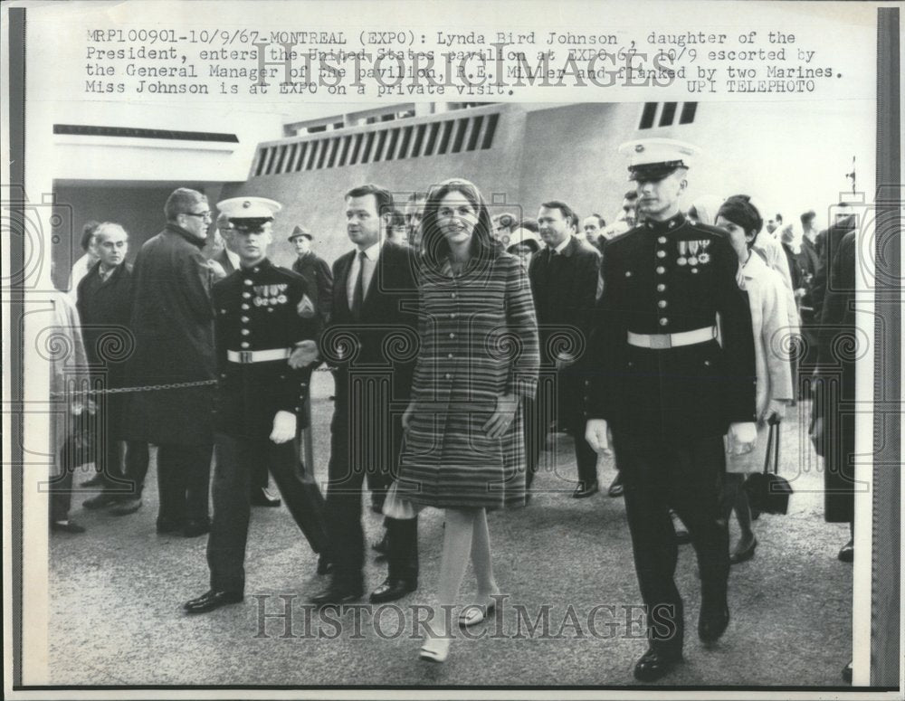 1967 Lynda Bird Johnson Mrs Charles Robb US - Historic Images