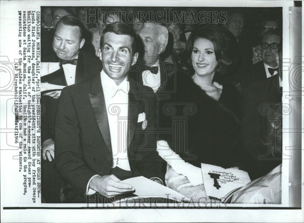 1966 Lynda Bird Johnson Academy Award Oscar-Historic Images