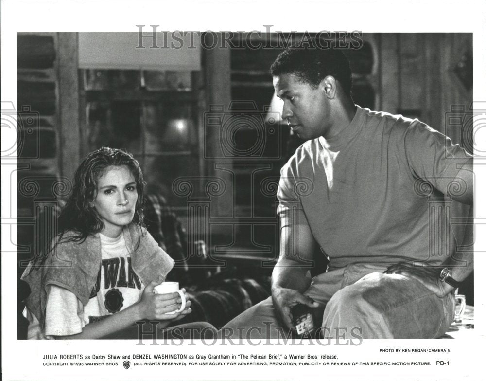 1993 Julia Roberts Denzel Washington-Historic Images