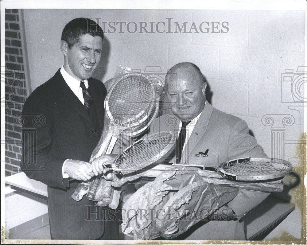 1968 Press Photo David Robb President Detroit Tennis - RRV58989 - Historic Images