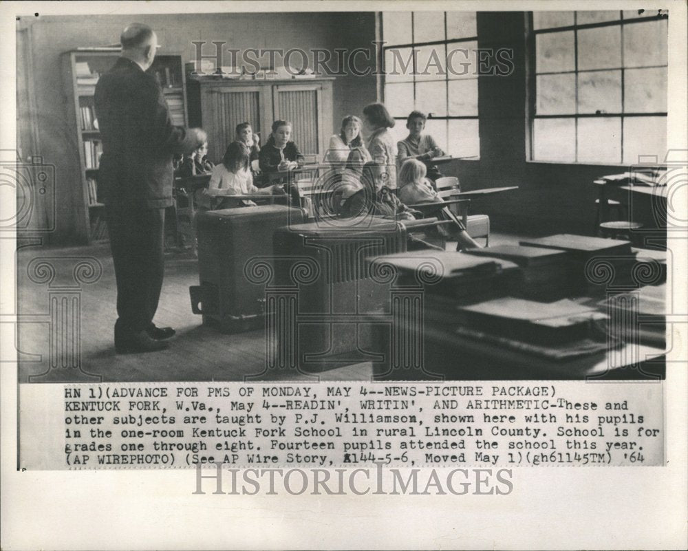 1964 Kentuck Fork School Lincoln County - Historic Images