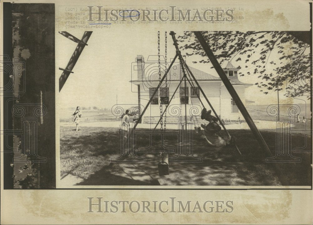 1976 Picture represents children Playing - Historic Images