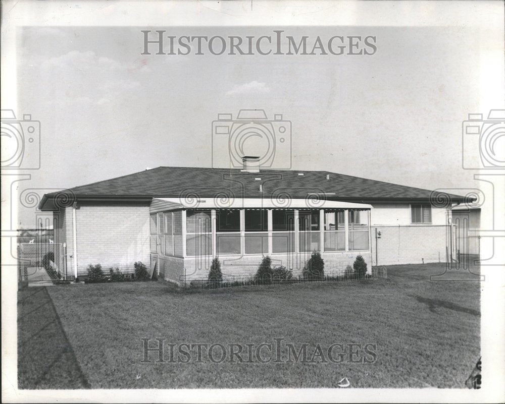 1961 Press Photo Ranch Style Home - RRV59343 - Historic Images