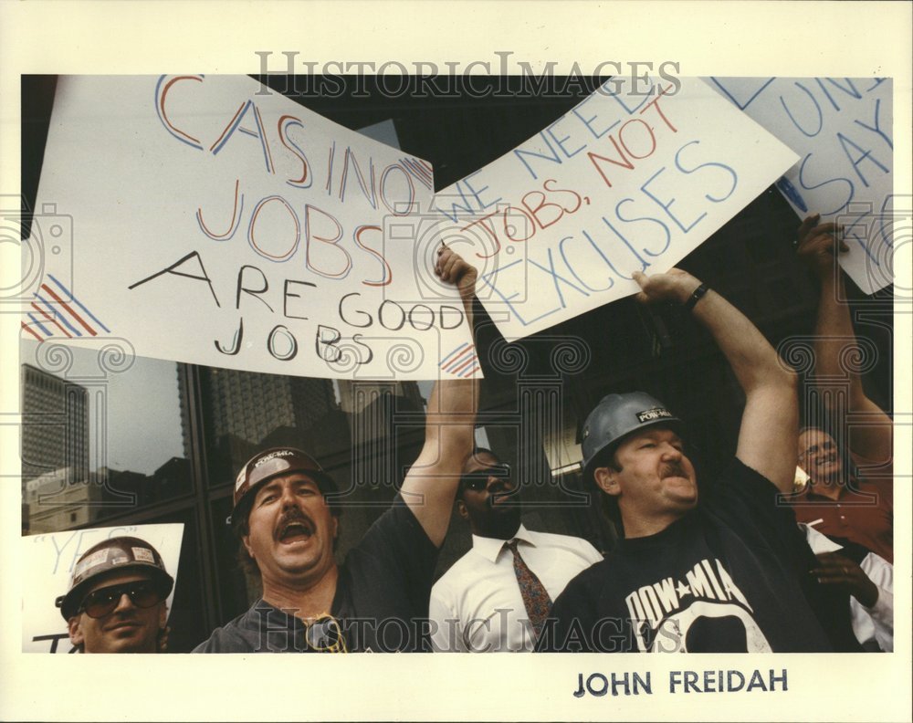 1992 Casino Job Demonstration - Historic Images