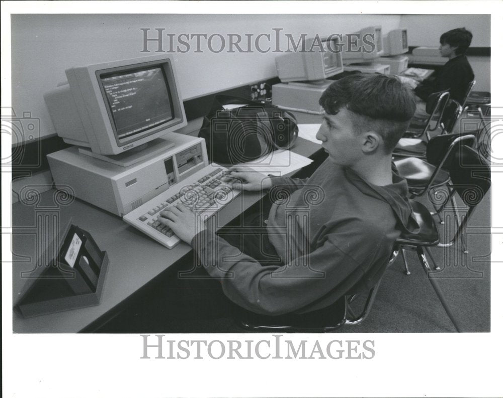 1982, Adam Doyle Evanston High School - RRV59599 - Historic Images