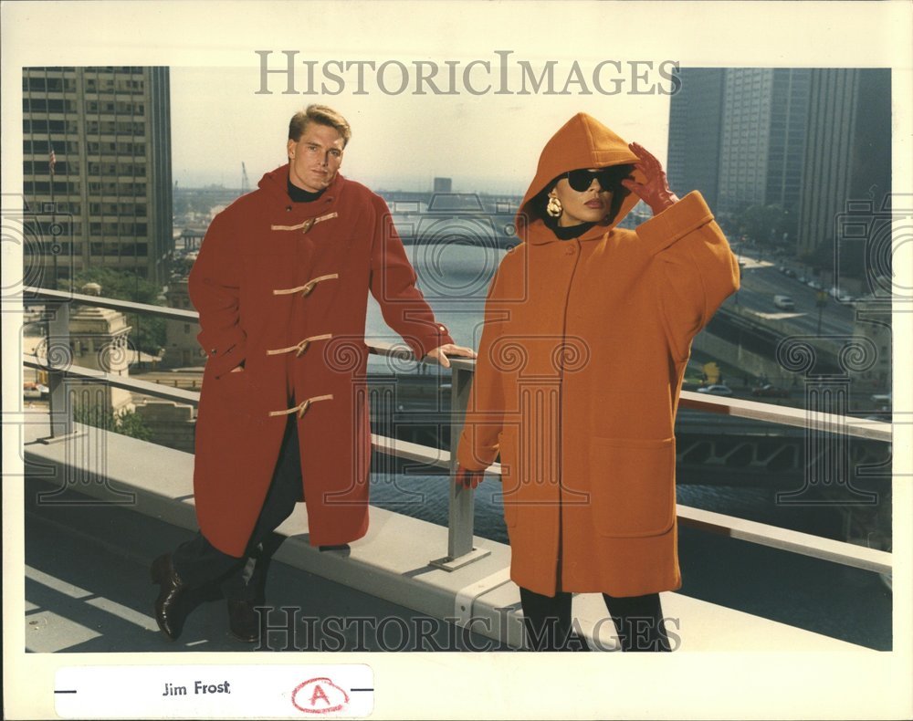 1989, Calvin Klein Coat From Bloomingdales - RRV59645 - Historic Images