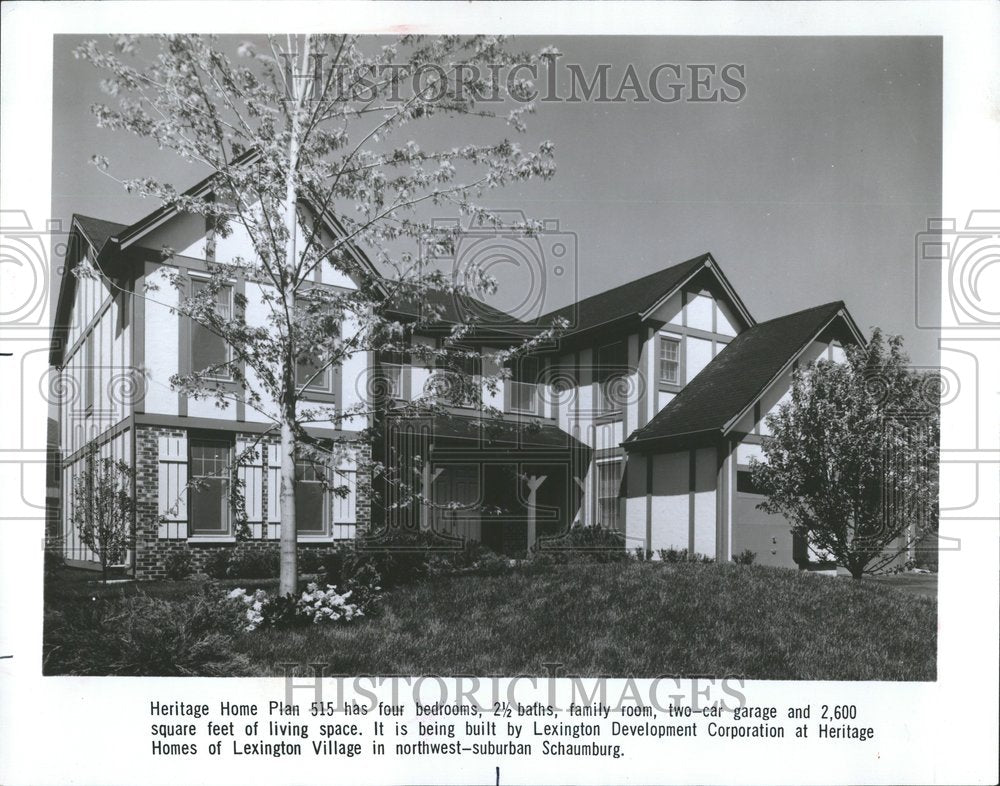 1979 Heritage Home Plan Lexington Village-Historic Images