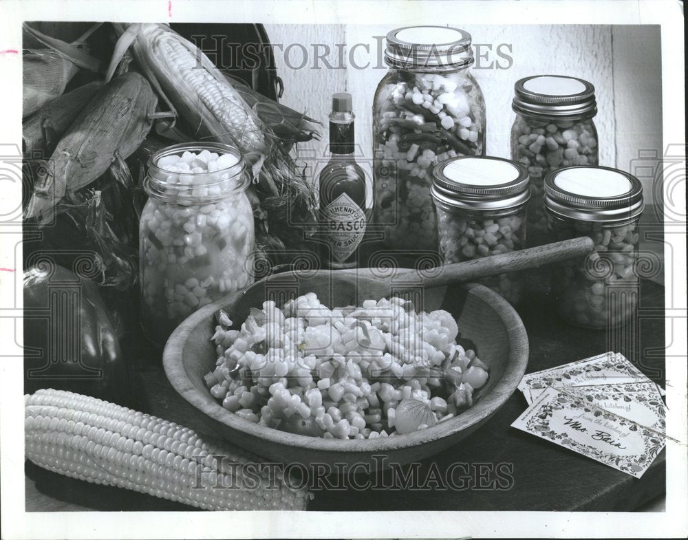 1970 Corn Relish Frozen Foods Vegetables - Historic Images