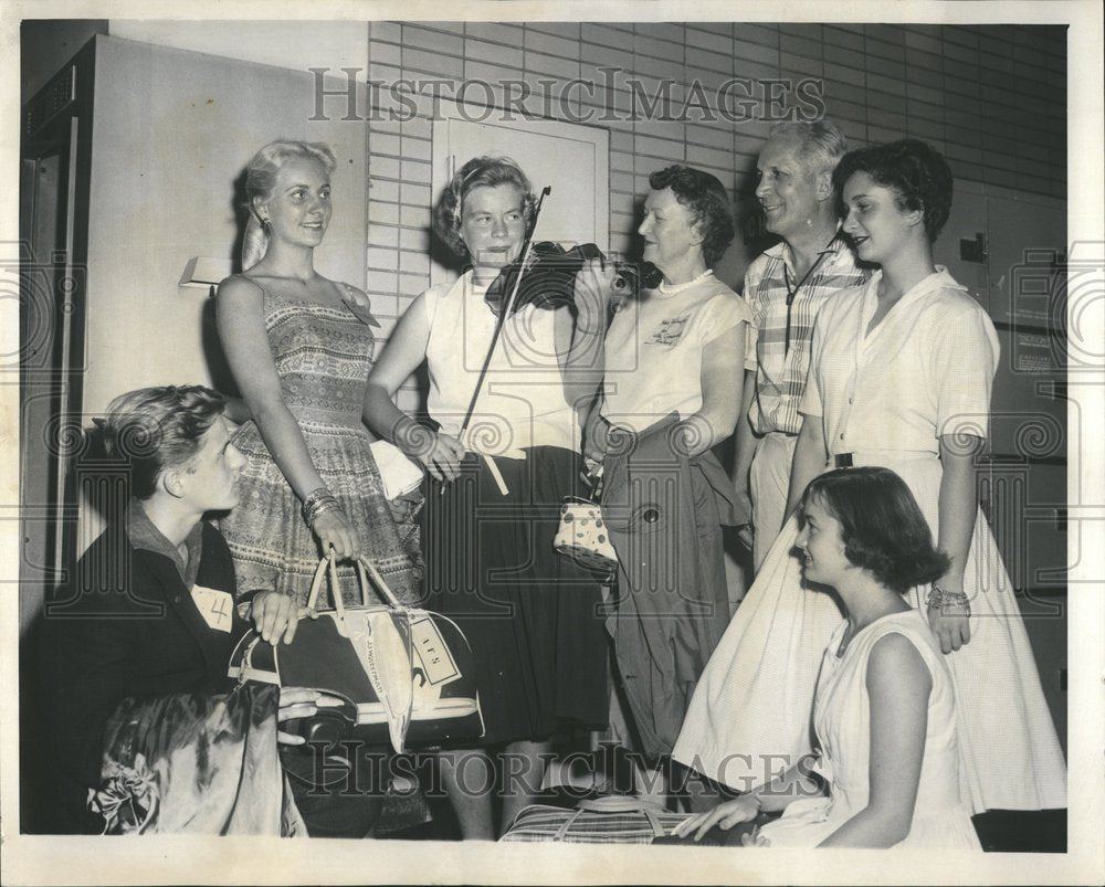 1959 Foreign Exchange Students - Historic Images