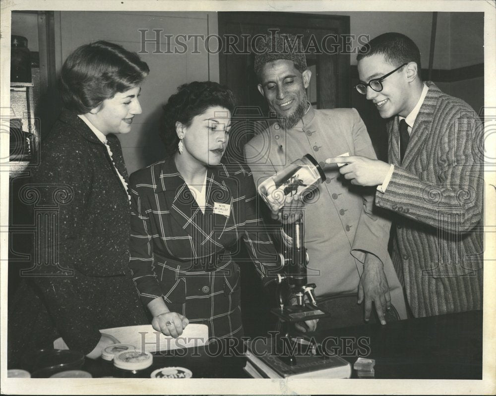 1951 Photo Foreign Teachers Visit South Shore High - RRV59841 - Historic Images