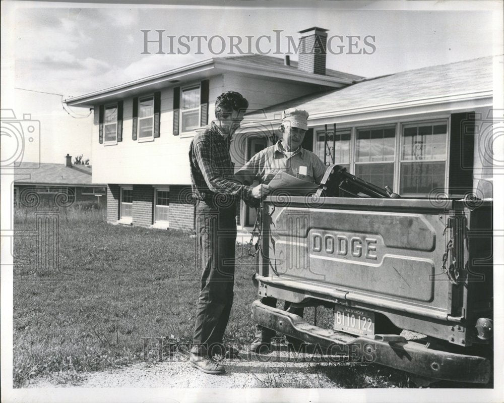 1962 Father Son Building Check Naperville - Historic Images