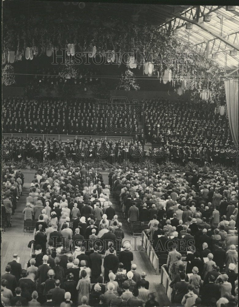 1928 Press Photo Graduation Northwestern Represents - RRV60093 - Historic Images